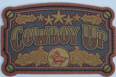 Cowboy Up Milspec Monkey MSM PVC RUBBER 3D TACTICAL Morale  Patch BRONZE • $6.99