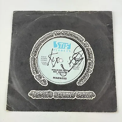 Signed By Suggs & Lee Thompson Vinyl Single 45rpm Madness Our House • £49