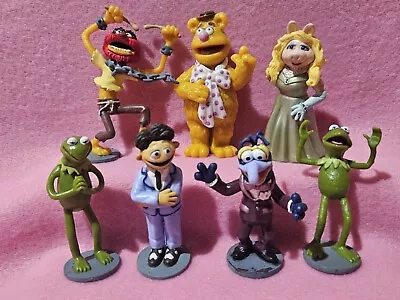 MUPPET Minifigure Cake Topper Set- Kermit+Miss Piggy+Gonzo+ Animal+Fozzy -7 Pack • $17.95