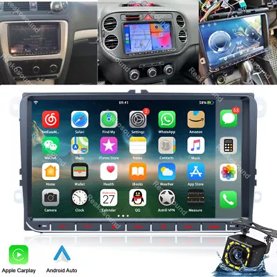 For VW Volkswagen Jetta Passat Android 13 Car Stereo Radio Carplay GPS Navi +Cam • $112.99