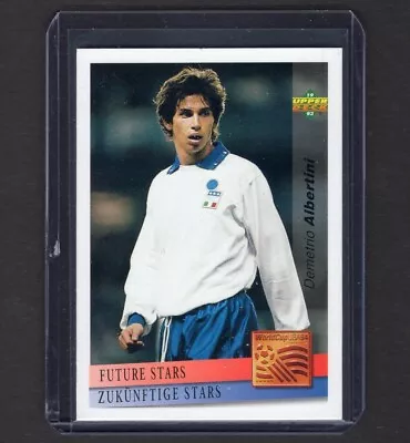 DEMETRIO ALBERTINI 1994 Upper Deck World Cup Rookie Card Soccer ITALY #146 PSA • £6.17