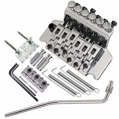 Floyd Rose Lic Ibanez Guitar Bridge Edge Style Double Tremolo System Chrome~ • £17.65