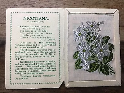 Kensitas Silk Flowers-NICOTIANA-1930s-1st Series-#36-Medium-Folder • £1.75