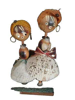 Antique Vintage Natural Beach SeaShell Dolls Handmade  • $24.95