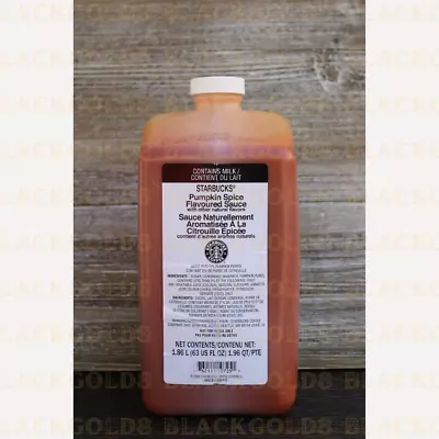 $59.99 • Buy Starbucks Pumpkin Spice Flavoured Sauce Bb December 2023