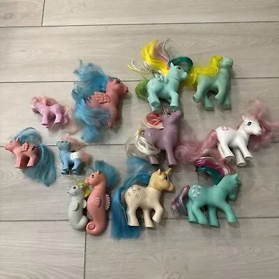 Vintage My Little Pony Lot Of Twelve (12) - AS IS Need Cleaning - 80s • $74.99