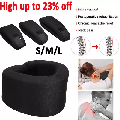 Soft Foam Sponge Neck Brace Pain Relief Support Cervical Traction Device Collar • £4.53