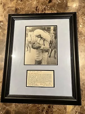 Signed Mother Teresa Prayer Card Letter Photo &  Cert. Of Authenticity • $1250