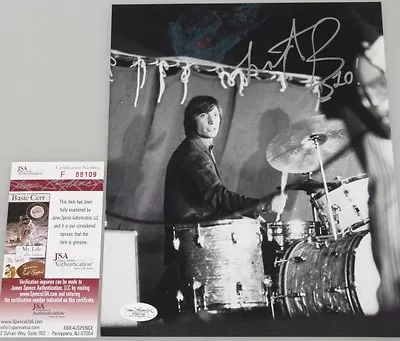 ROLLING STONES CHARLIE WATTS  Hand Signed 8'x10' + JSA COA *BUY GENUINE* • $399