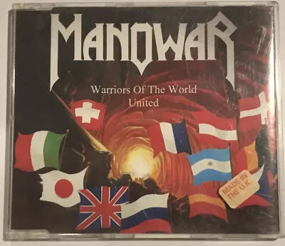 Manowar - Warriors Of The World United CD Single 2002 Nuclear Blast – NB 698-2 • $14.95