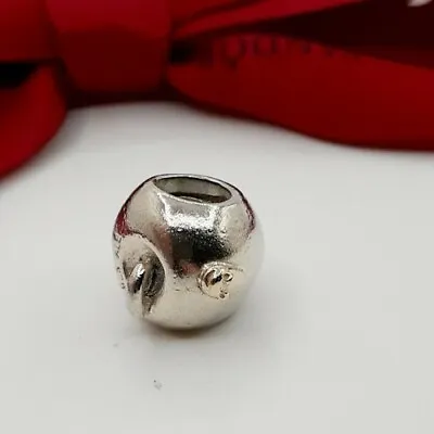 $37 • Buy Pandora Silver & 14k Gold Apple With Worm Two Tone Charm #790168 Retired..