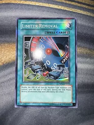 Limited Removal Super Rare (RP02-EN015) Unlimited Near Mint (Misprint) • $9.99