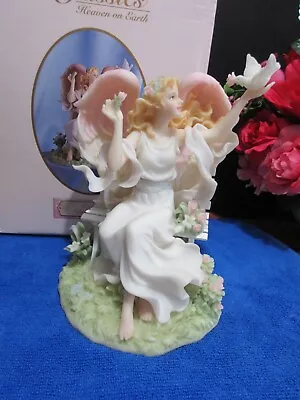 Seraphim Classics HOPE BLOOMS Angel MICHELLE And Peace Dove In Original Box • $25