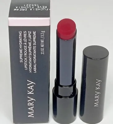 New Mary Kay Supreme Hydrating Lipstick 155221 Shade Fuchsia Dream Barbie Pink • $8.51