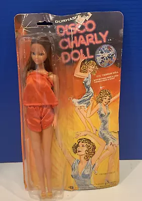 Vintage 1979 Durham's Disco Ball Charly Fashion Doll  11.5” Hippie 70’s Rare • $47.34