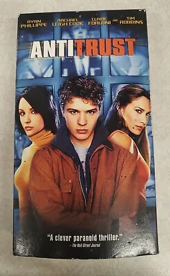 Antitrust (VHS 2001) MGM Paranoid Thriller **Buy 2 Get 1 Free** • $1.59