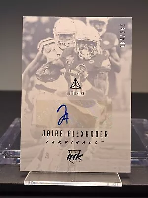 Jaire Alexander 2018 Panini Luminance Rookie Ink Auto /249 GREEN BAY PACKERS • $5.50