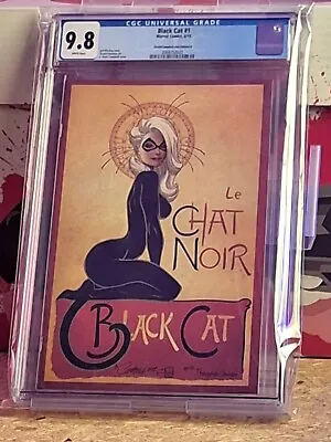 Black Cat 1 | J Scott Campbell | LE CHAT NOIR | CGC 9.8  • $1193