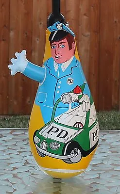 Vintage Police Man PD Car 26  Inflatable Bop Bag Idea Tot Company 1960s Rare • $159.99