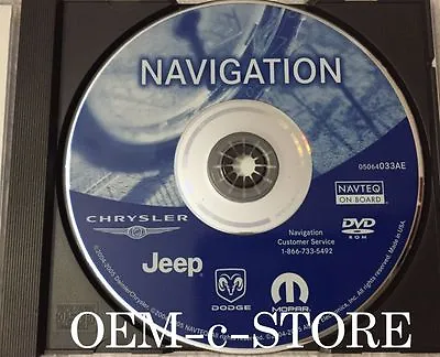 2004 2005 2006 Jeep Grand Cherokee 2007 Compass Patriot Navigation DVD Map # AE • $68