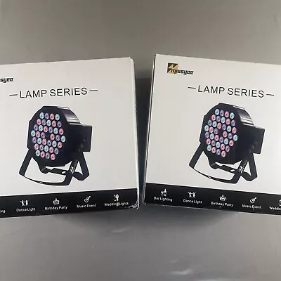 2Pack 36 LED RGB Stage Lighting PAR Light DMX Beam Party DJ Disco Lights • $34