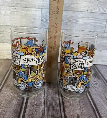 Vtg Happiness Hotel The Great Muppet Caper McDonalds Collector's Glass Cup 1981 • $7.50