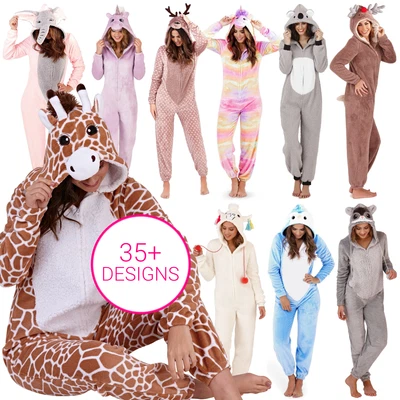 £8.77 • Buy Ladies All In One Jumpsuit Ladies All In One Pyjamas Ladies 1Onesie Pajama Set 