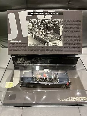 Minichamps Kennedy Car Jfk 1961 Lincoln Continental Presidential Parade X - 100 • £75