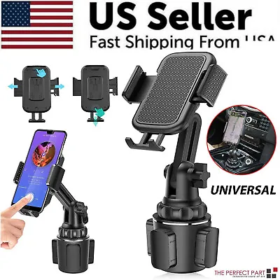 Universal 360° Adjustable Car Mount Cup Stand Cradle Holder For Cell Phone USA • $19.95