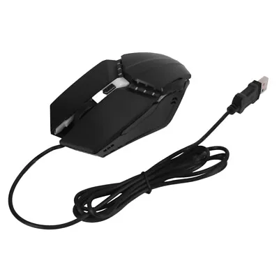 Wired Mouse Color Backlight 1600DPI Gaming Office Mouse Ebook PC5840 • £9
