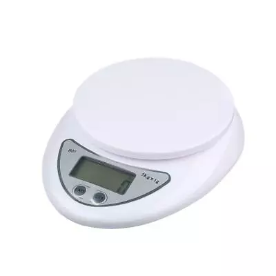 5kg Digital Kitchen Scales LCD Electronic Cooking Scale Food Bowl T4B5 • £7.88