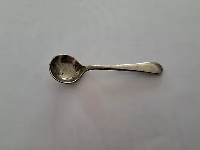 Vintage Nickel Silver Salt Or Mustard Spoon • £1.99