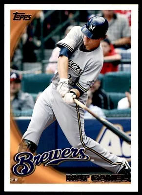 2010 Topps #151 Mat Gamel Milwaukee Brewers • $1