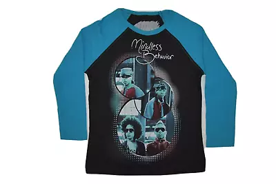 Mindless Behavior Youth Girls Raglan Black & Blue Shirt New S(6/6X) M(7/8) • $5.99