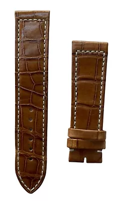  Daniel Jeanrichard - Bracelet - Genuine Alligator - 22x20mm - Brown • $120