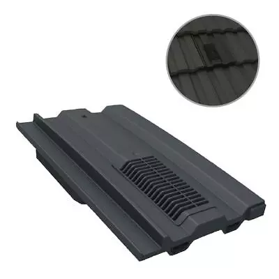 £43.99 • Buy Grey Mini Castellated Roof Tile Vent, Marley Ludlow Plus Redland Sandtoft