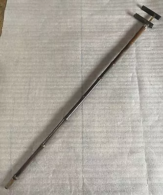 Very Nice Rare Silver Callow & Sons Horse & Hound Measuring Stick Bamboo Brass • £275