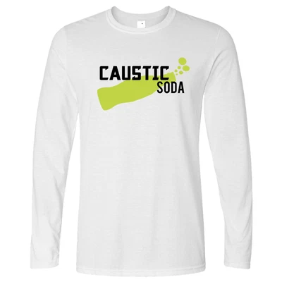 £14.99 • Buy Novelty Gaming Long Sleeve Caustic Soda Drink Toxic Bubble Bottle T-Shirt