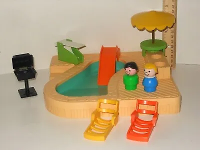 Vintage Fisher Price Little People Family Play Swimming Pool # 2526 Choose 1  • $11.99