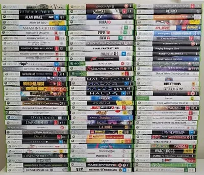 XBOX 360 Games - Choose From List Inc GTA FIFA Lego COD WWE UFC FAST SHIPPING • $9.99