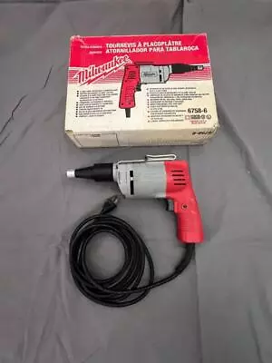 Milwaukee Heavy Duty Drywall Screw Driver Shooter 6758-1 Free Shipping! • $67.99