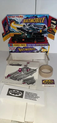 £193.86 • Buy Corgi 267  Batmobile Gloss Black With Box,& Complete Envelope