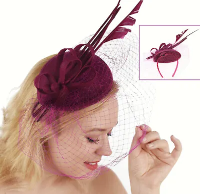 Wedding Church Evening Melbourne Cup Race Carnival Derby Day Headband Fascinator • £20.44