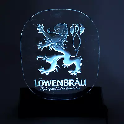 Lowenbrau Beer Lighted Bar Electric Sign 1978 Vintage 70s Lion Breweriana • $24.99