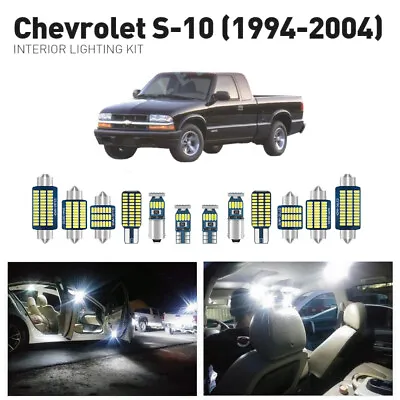 13 X SMD Led Xenon White Light Bulb Interior Package Kit 1994-04 Fit Chevy S10 • $12.99