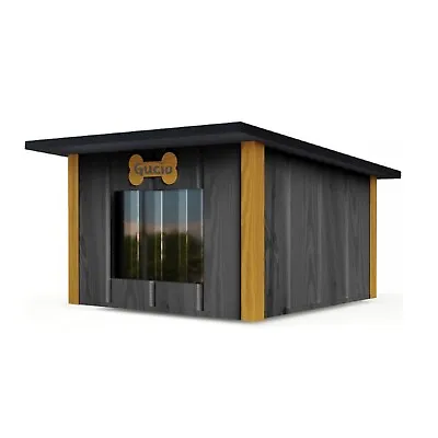 Kennel Outdoor Insulated Cave Winterfest Wood Cat House 57x48cm M Farbe10 • £87.83