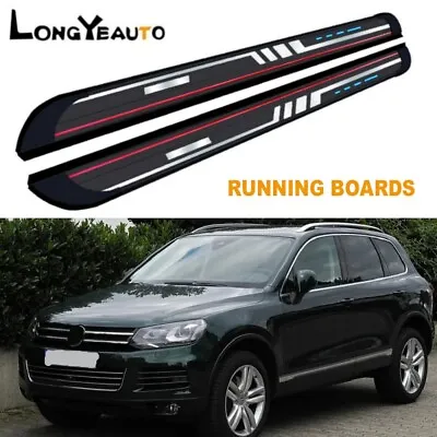 2PCS Running Boards Side Steps Nerf Bars Fits For VW Touareg 2011-2018 • $320