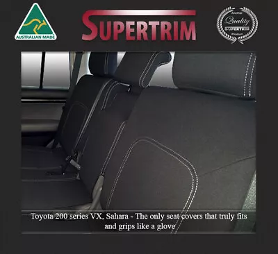 2nd Row+Armrest Seat Cover Fit LANDCRUISER MKI II VX ALTITUDE SAHARA Waterproof • $293.55