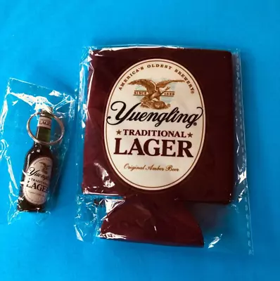 New YUENGLING BREWERY Beer Can Coozy & Bottle Opener • $9.99