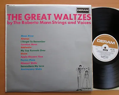 £5.99 • Buy The Great Waltzes Roberto Mann Strings & Voices EXCELLENT Vinyl Deram DML 1010